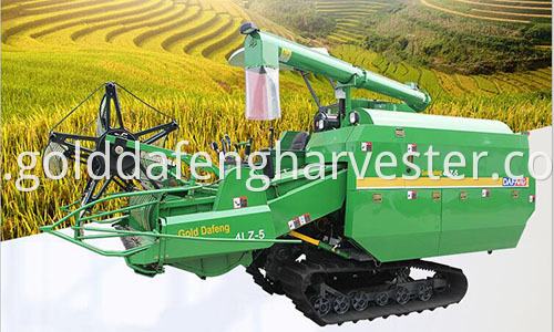 Self-propelled Full Feed Rice Combine Harvester